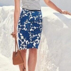 Boden Modern Day Floral Pencil Skirt Women's Size 4R